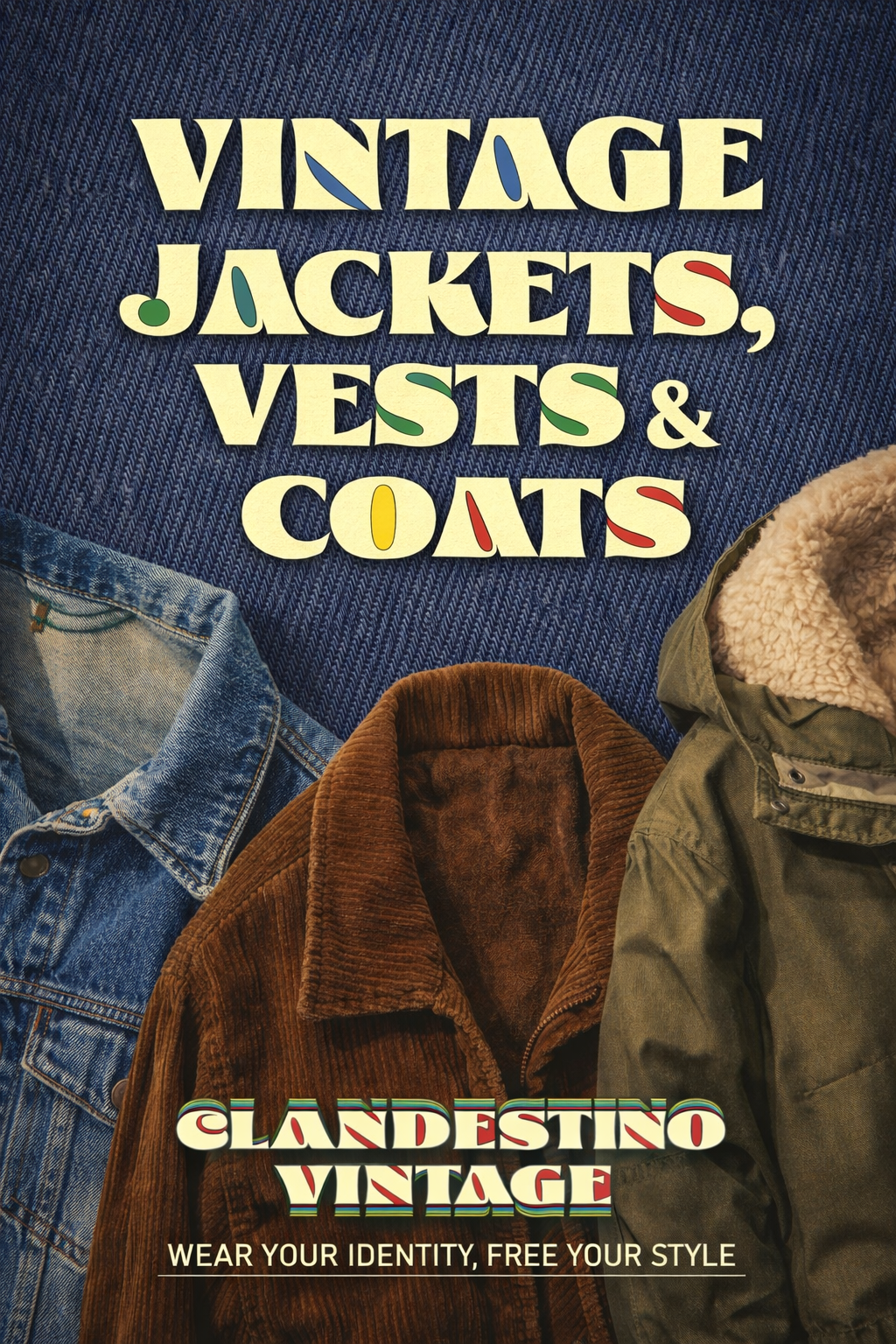 VINTAGE JACKETS, VESTS & COATS