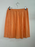 Apricot Pleated Skirt