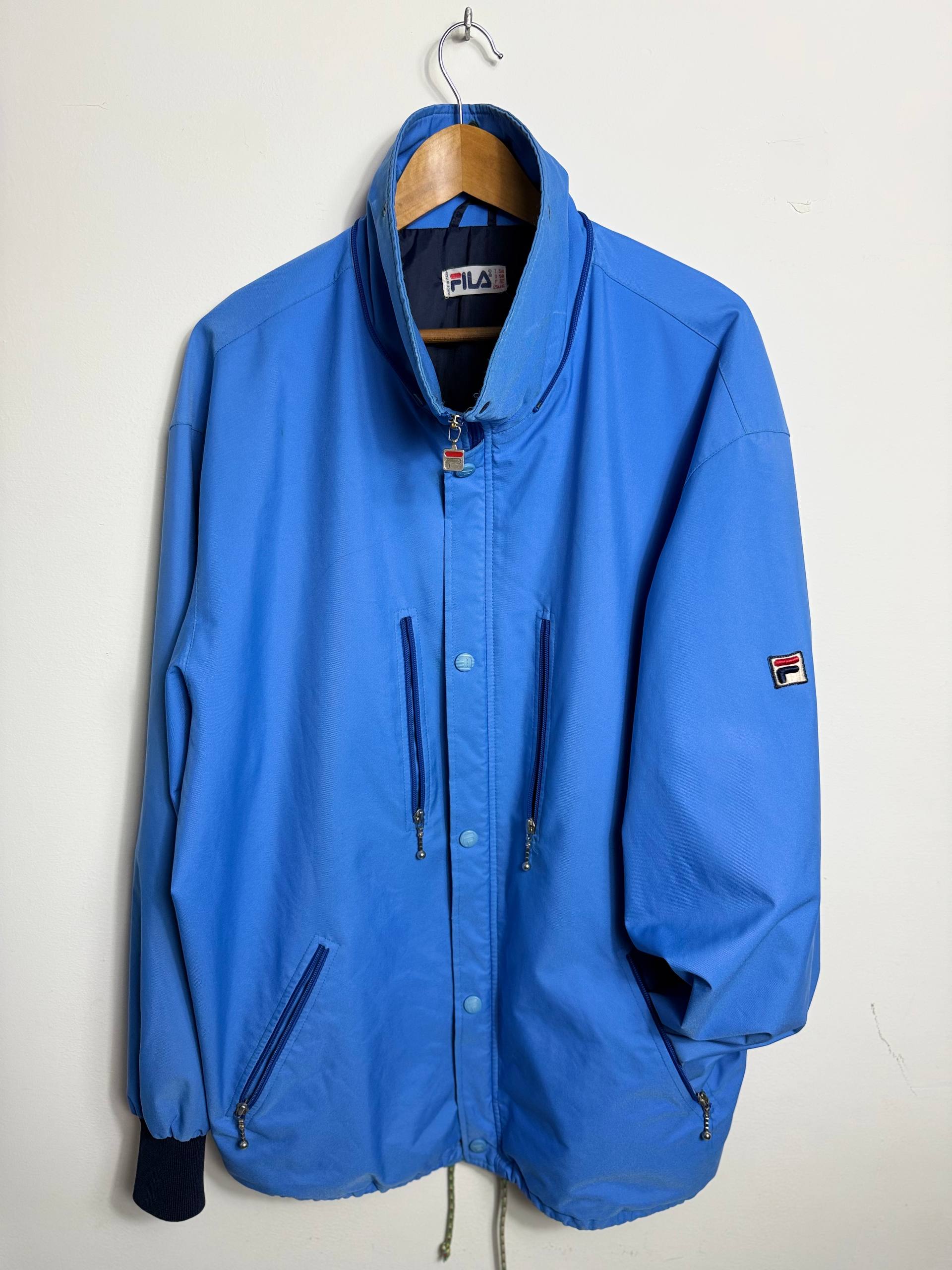 Vintage FILA Blue Windbreaker Jacket