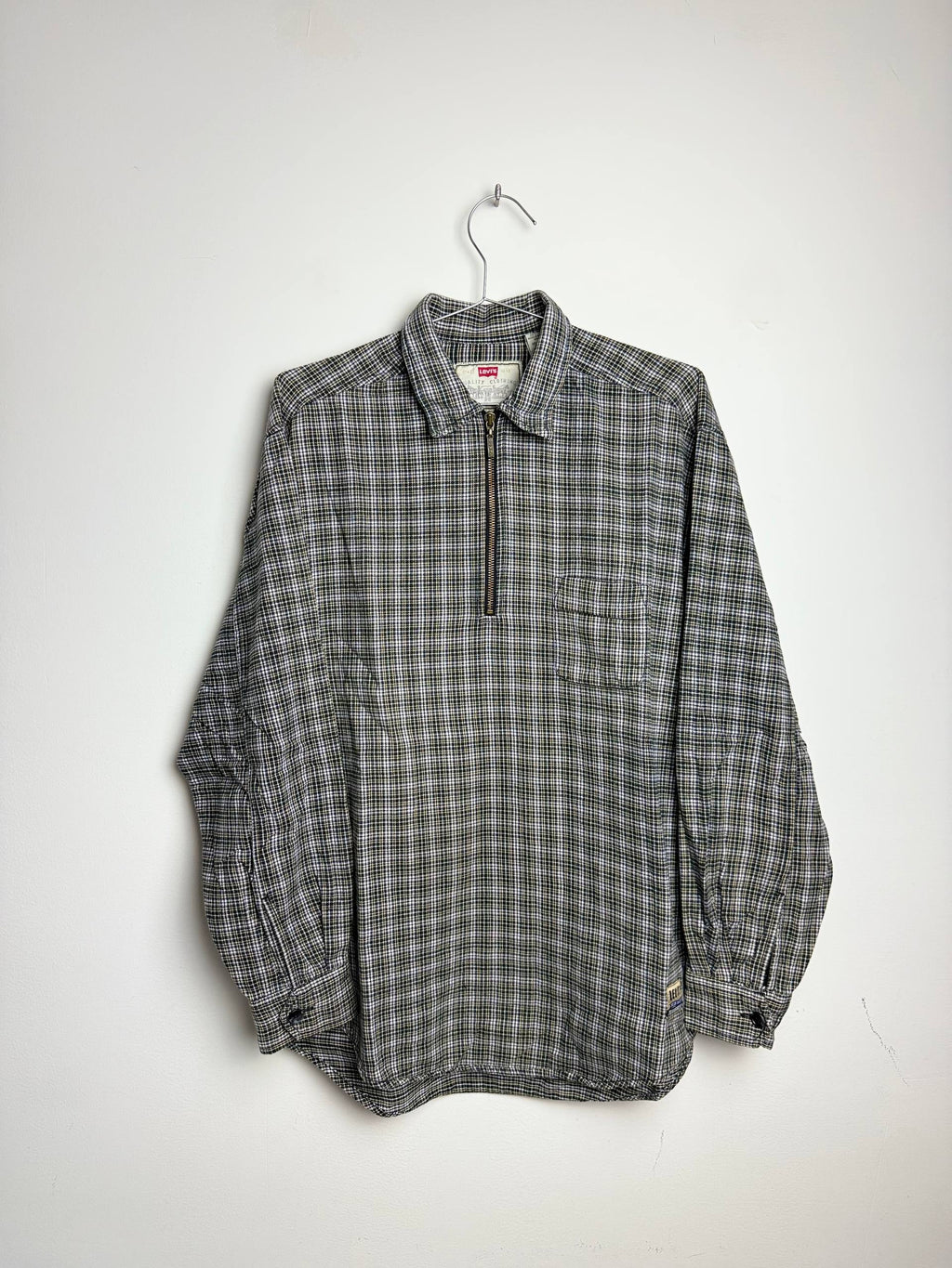 Levi’s Half-Zip Check Shirt