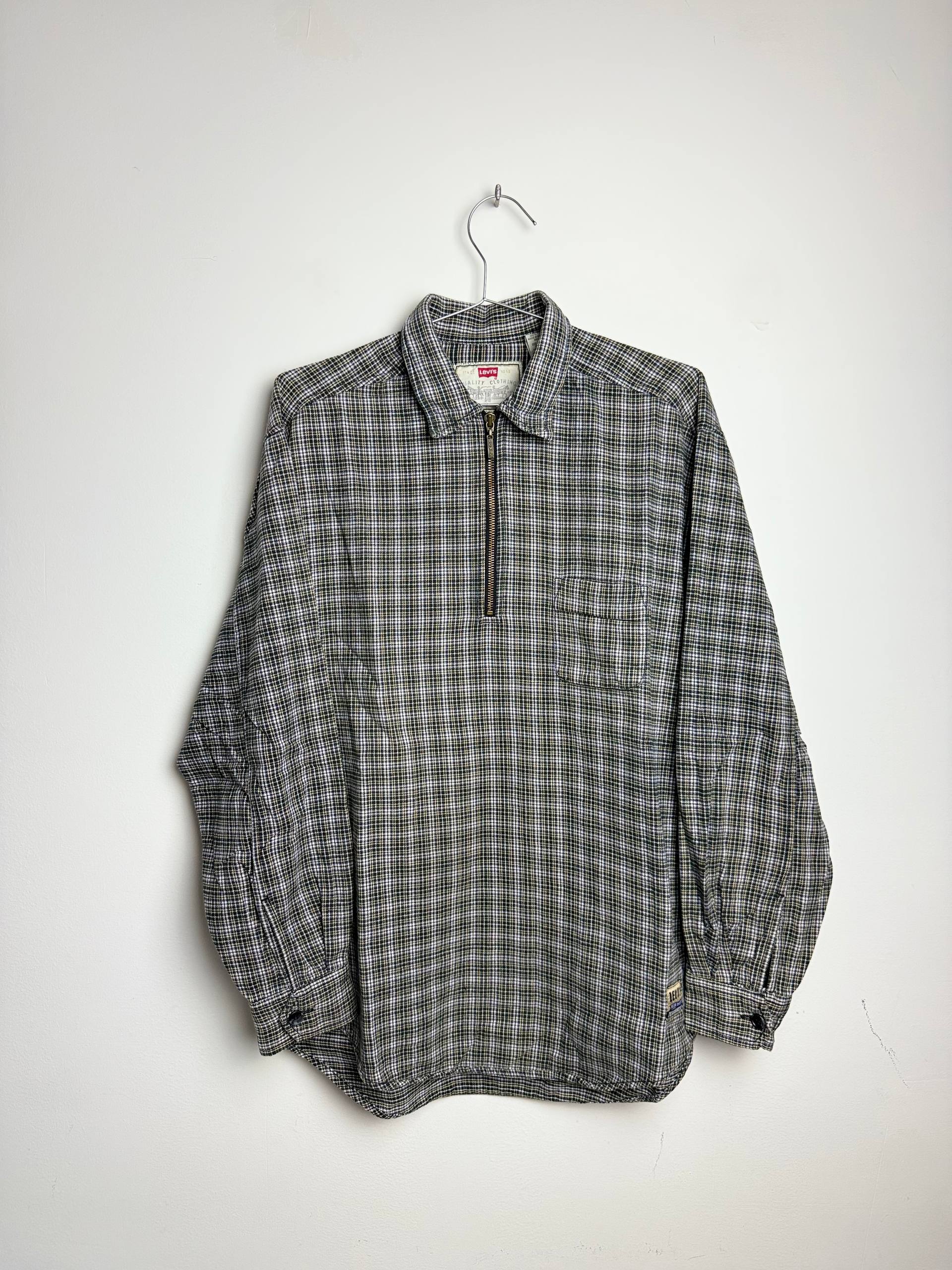 Levi’s Half-Zip Check Shirt