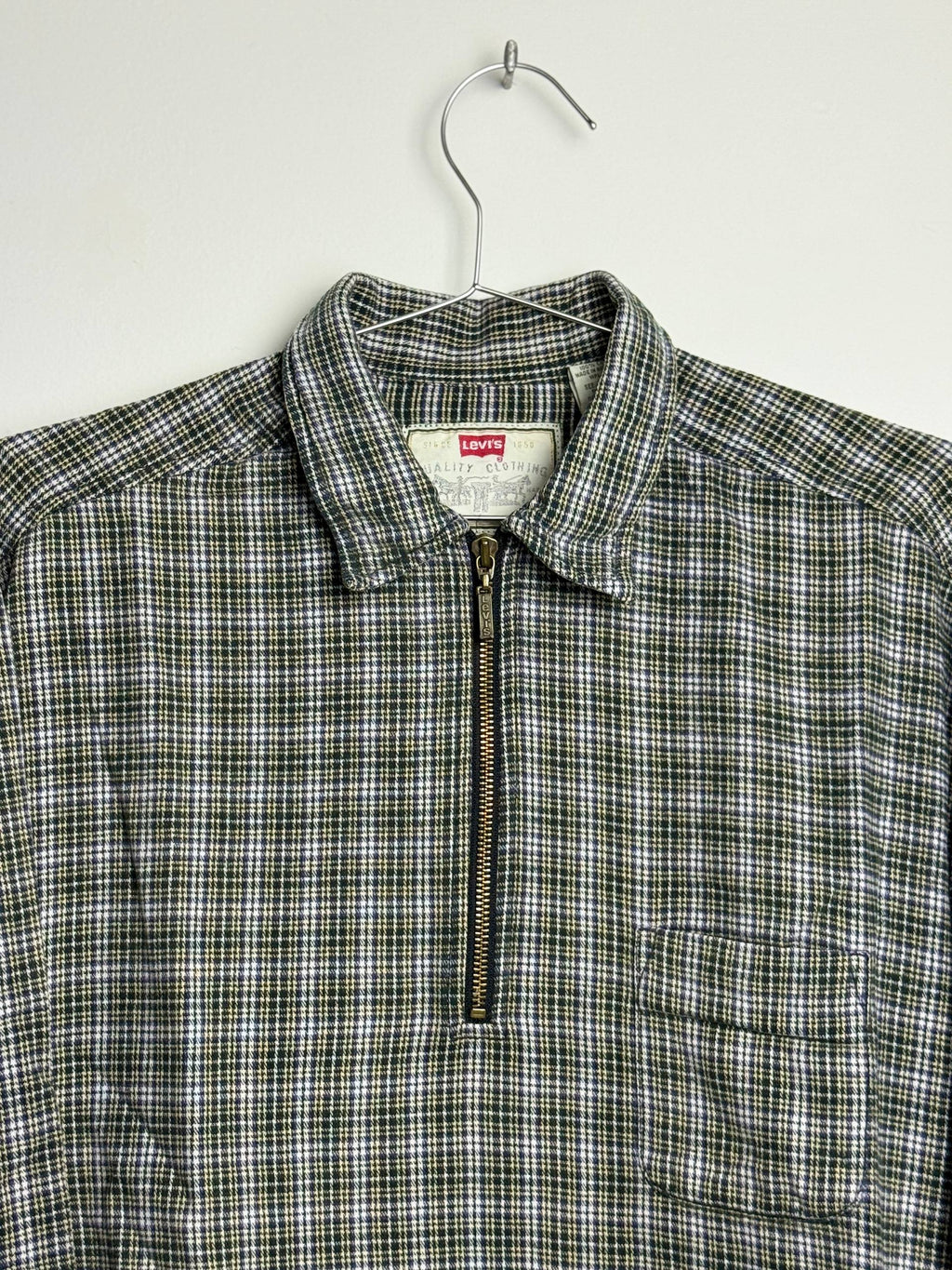 Levi’s Half-Zip Check Shirt