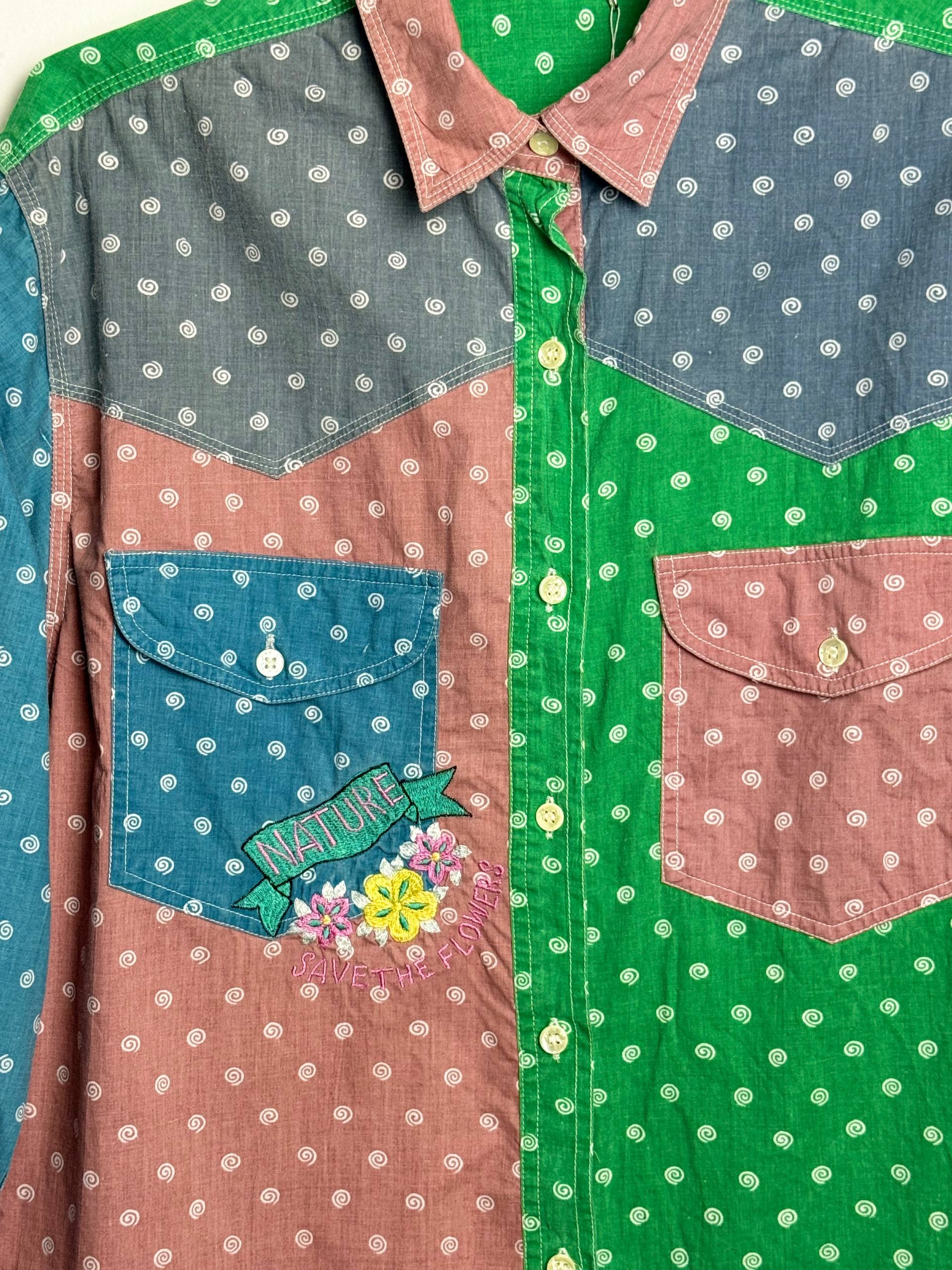 Vintage Patchwork Shirt