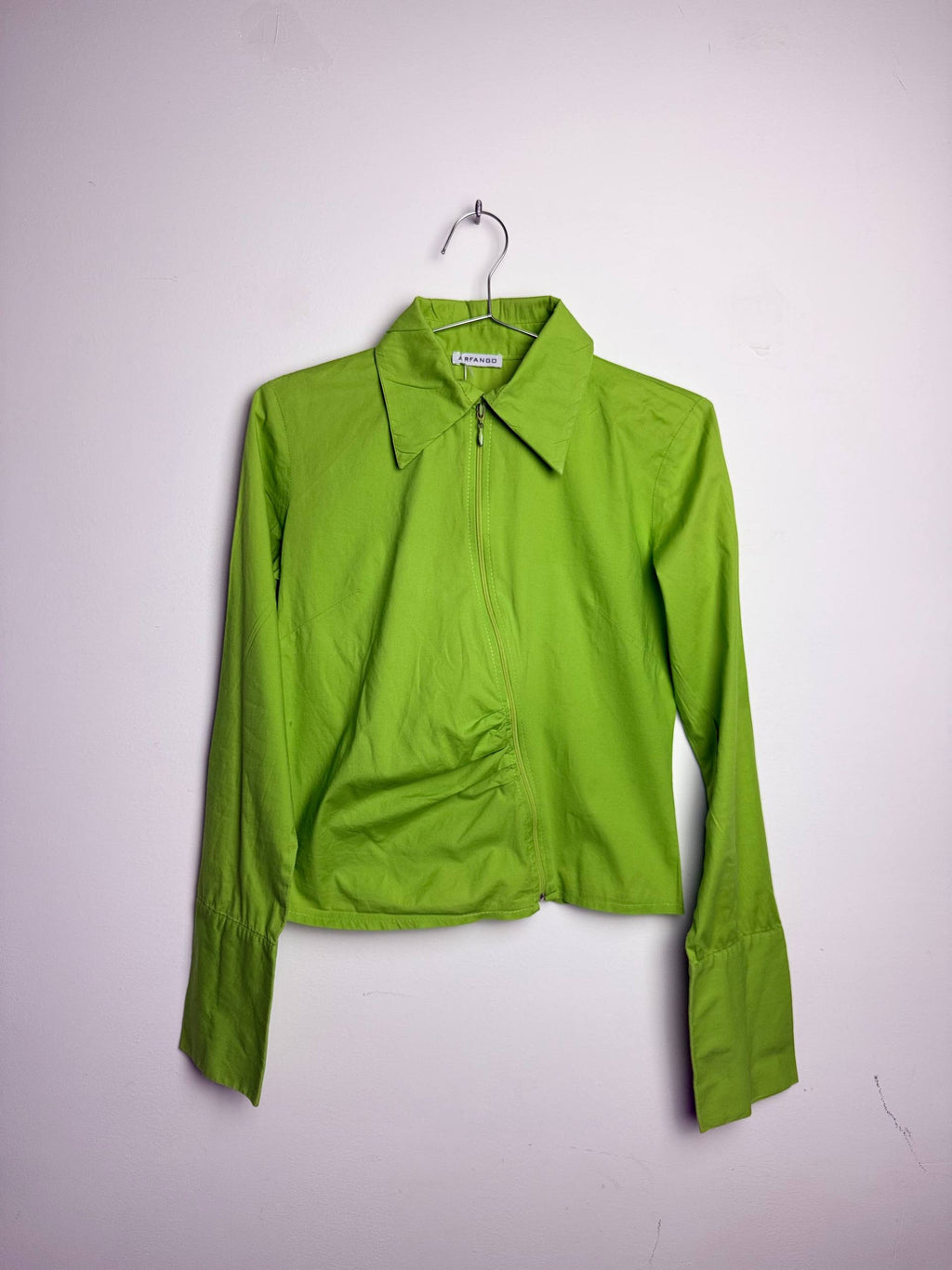 Arfango Green Cropped Jacket