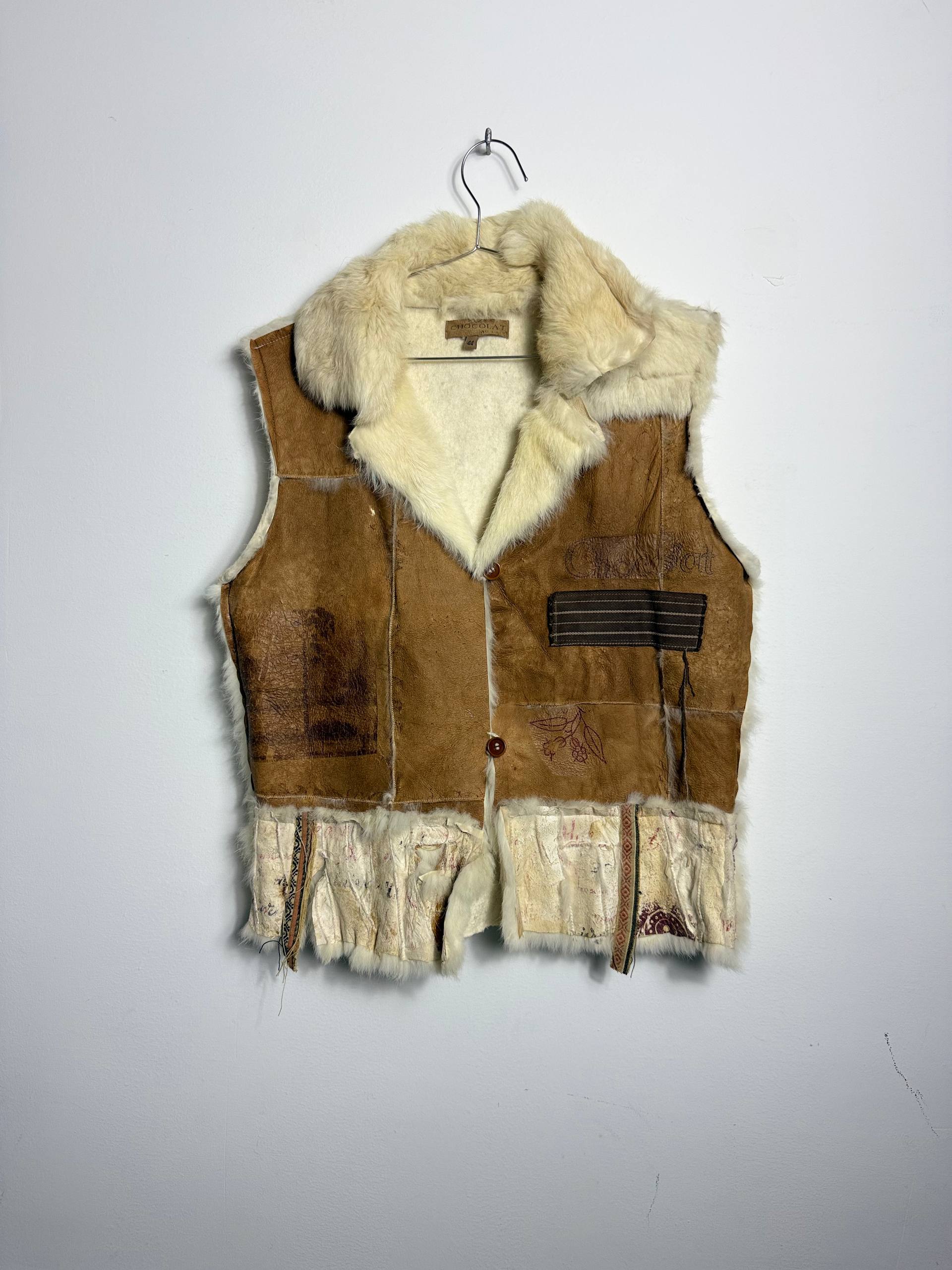 Shearling-style vest by Chocolat