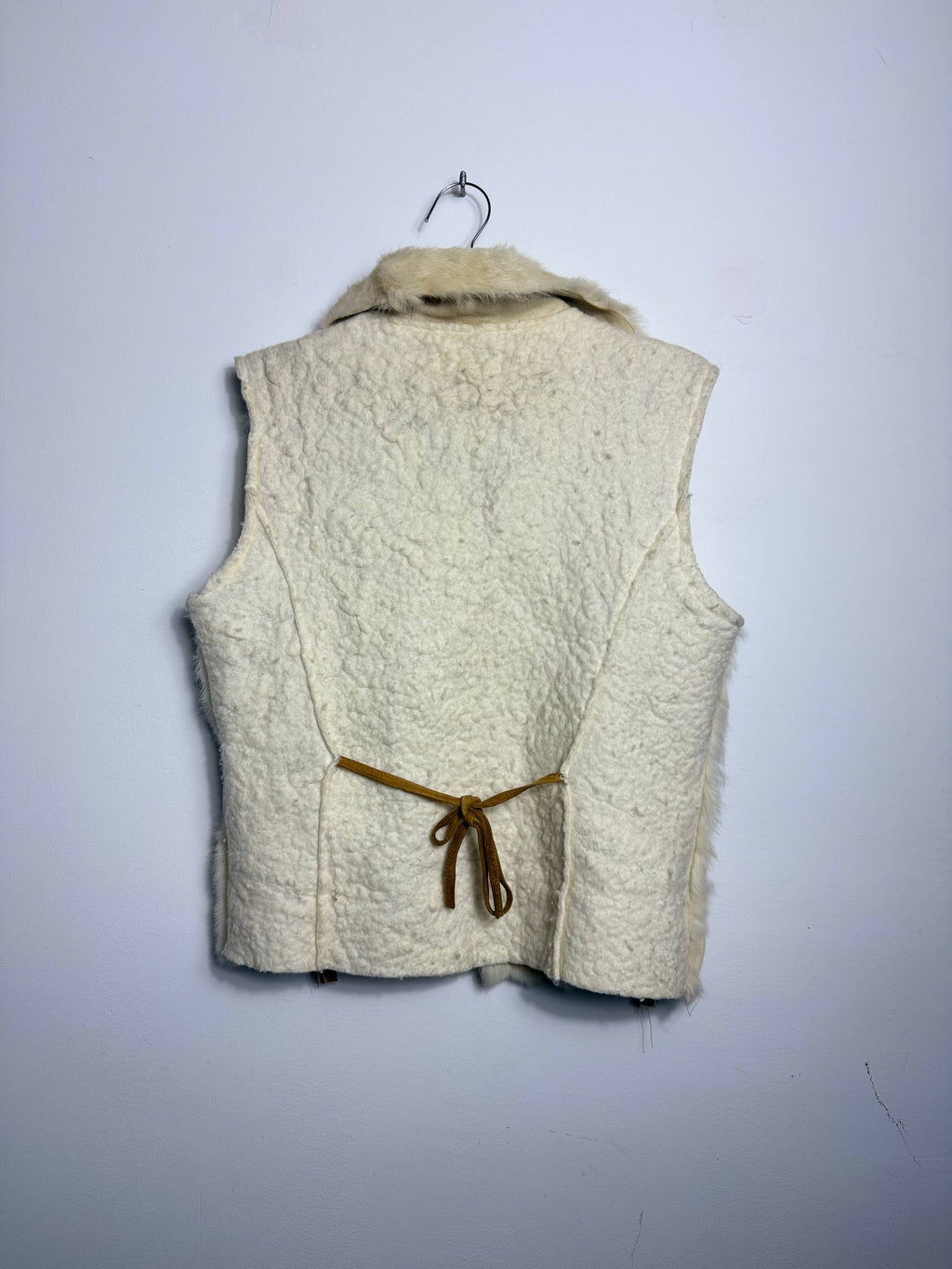 Shearling-style vest by Chocolat