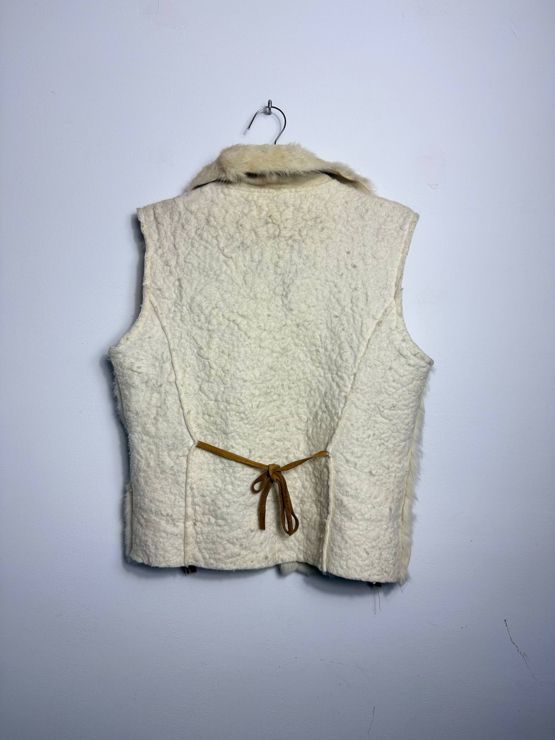 Shearling-style vest by Chocolat