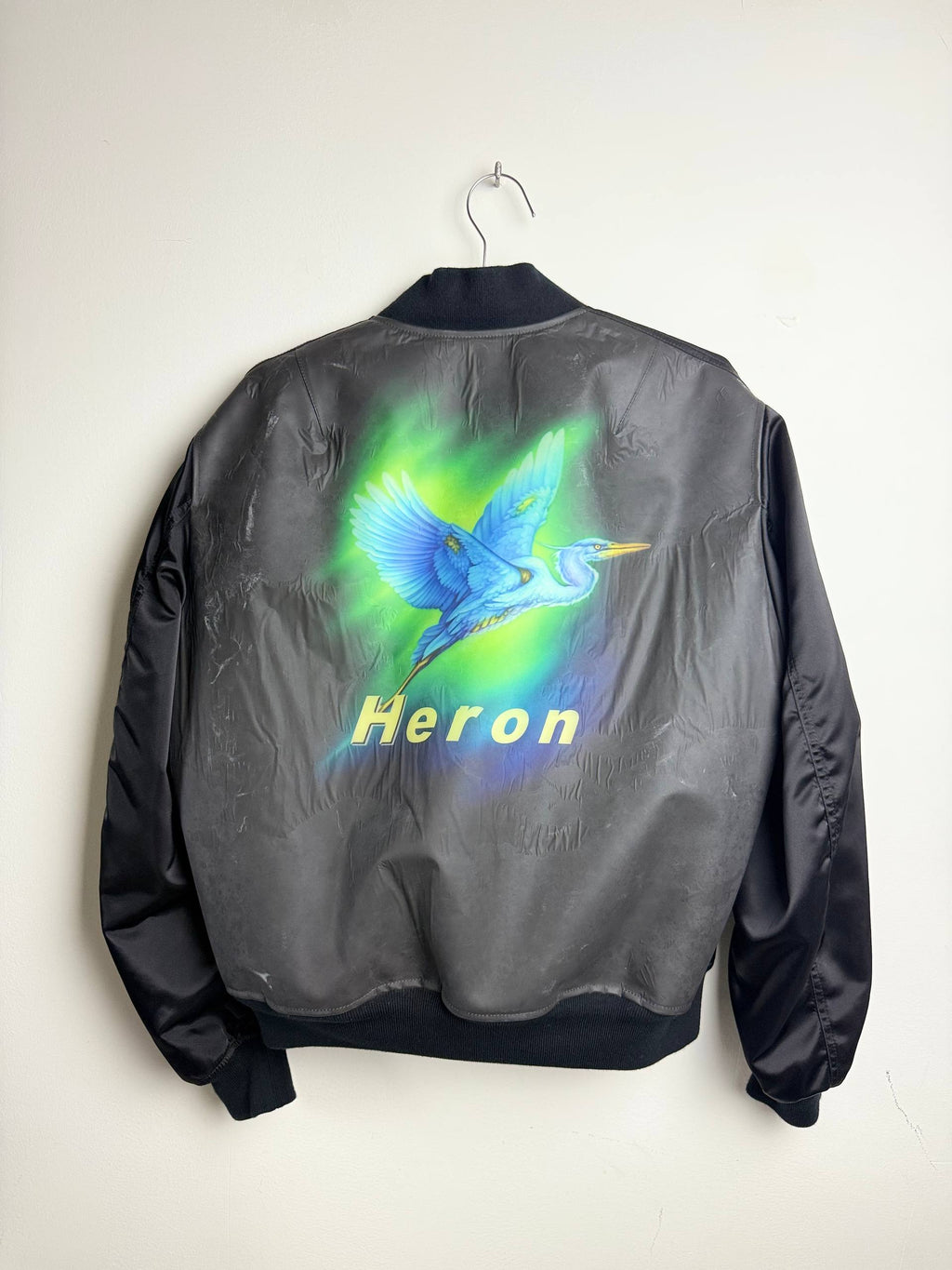 Heron Preston Bomber Jacket – Great Blue Heron