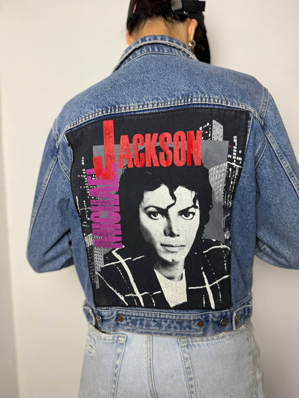 Vans Denim Jacket - Michael Jackson Patch