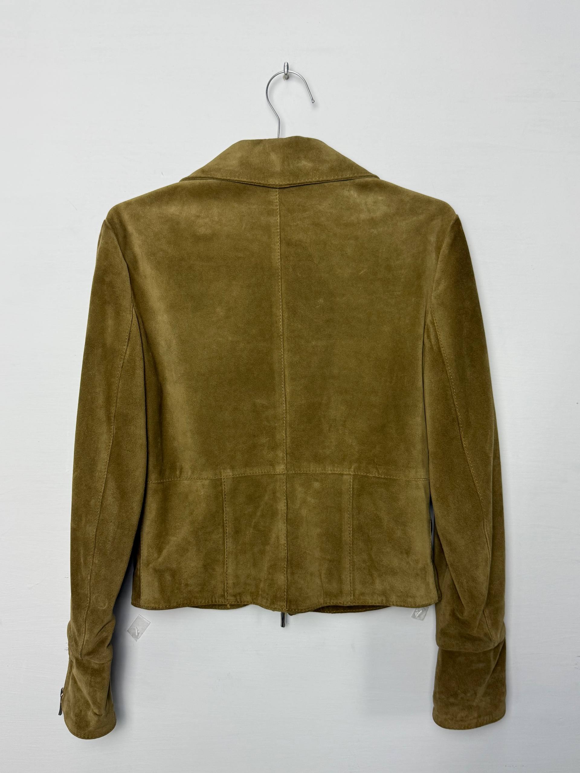 Magazine Suede Jacket, Camel Color