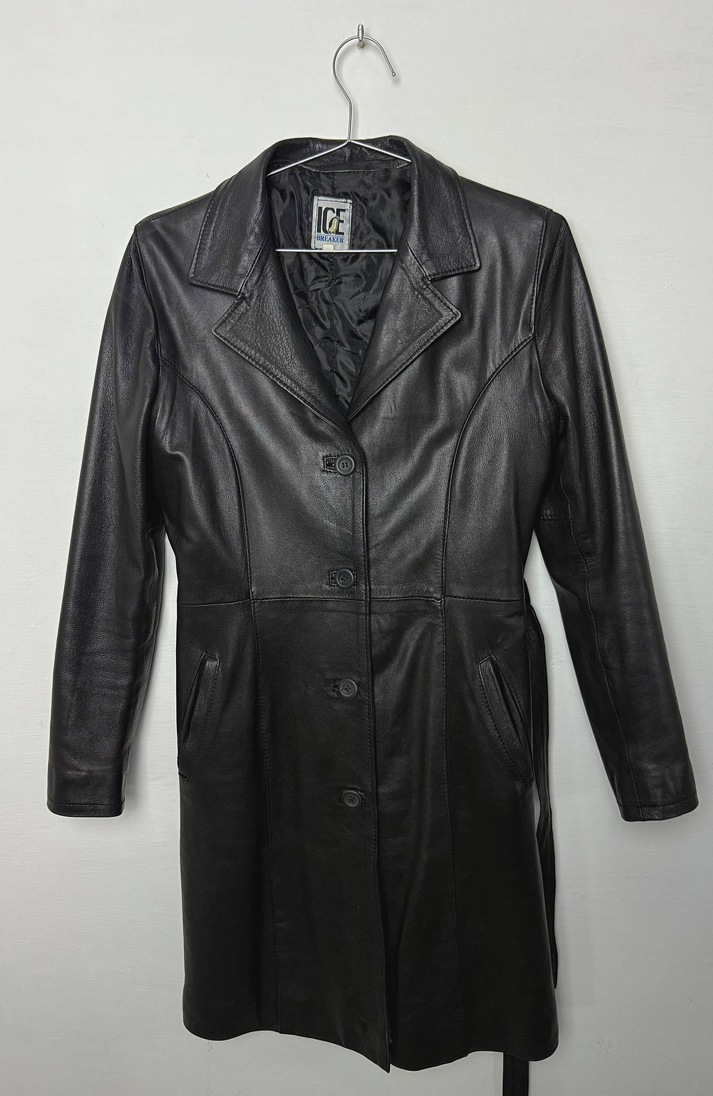 Ice Breaker Leather Coat, Long Cut