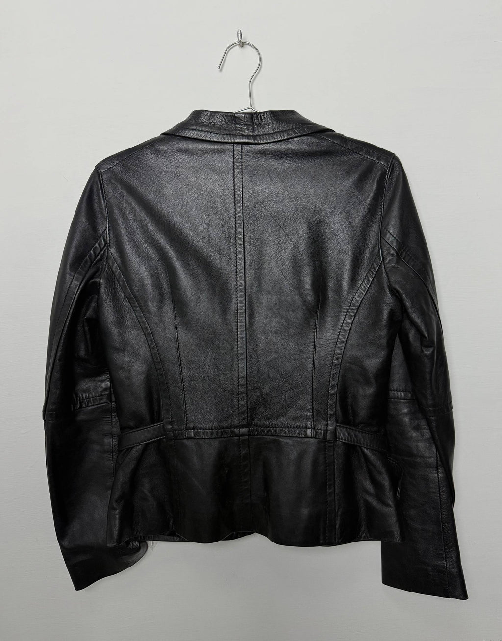 Mexes Leather Blazer, Slim Fit