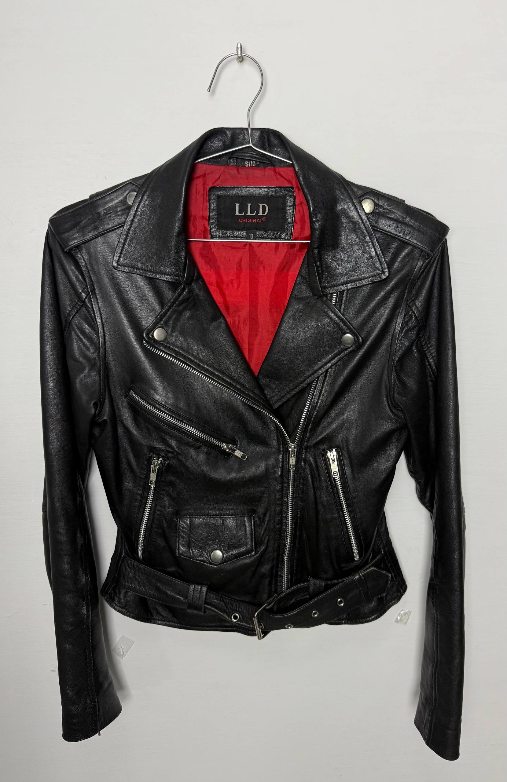 LLD Jacket, Black with Red.